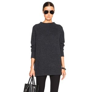 Rag & Bone Charcoal Sienna T-neck / Mock Neck